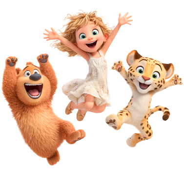three characters